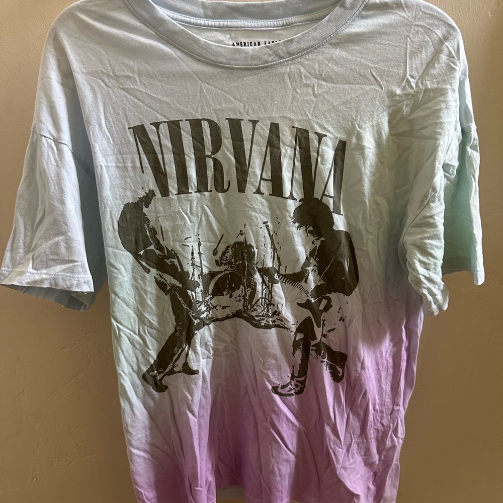 American Eagle Outfitters AE Band Tee in White